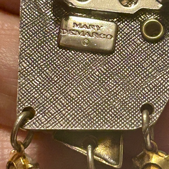 Mary Demarco Whimsical Good luck Brooch Cards Heart Dice - Picture 8 of 9